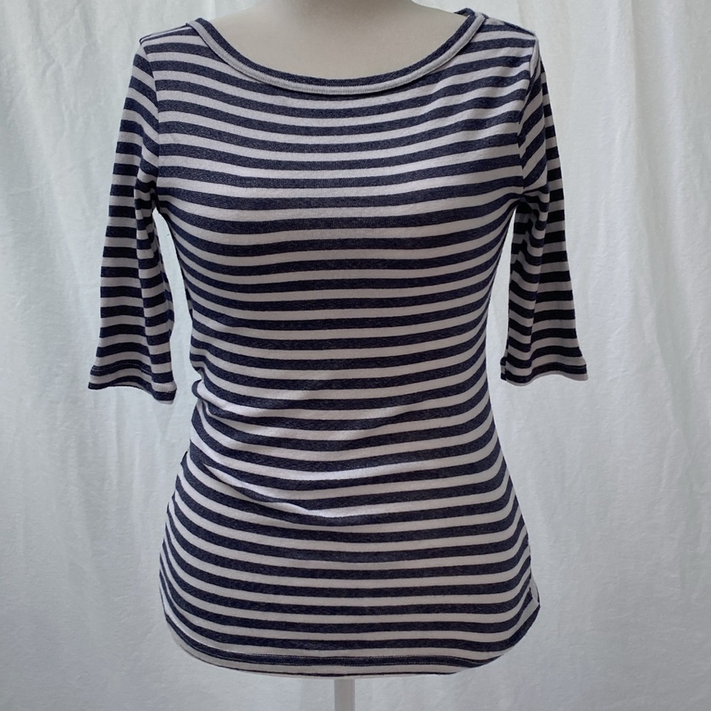 Striped top with shimmer by Michael Stars for Anthropologie